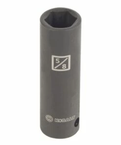 Kobalt Impact Sockets & Impact Socket Sets Standard (SAE) 1/2-in Drive 5/8-in 6-Point Impact Socket