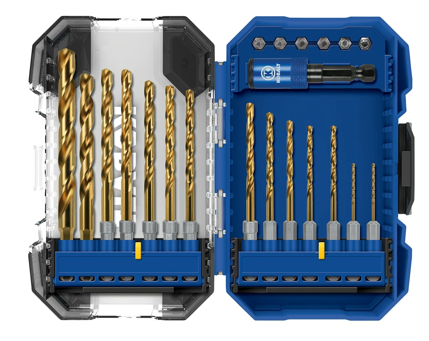 Kobalt Twist Drill Bits 21-Piece Assorted x Set Titanium Twist Drill Bit Set 1 Kobalt Twist Drill Bits 21-Piece Assorted x Set Titanium Twist Drill Bit Set