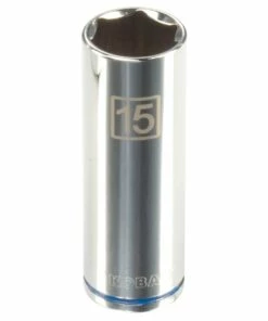 Kobalt Sockets & Socket Sets Metric 3/8-in Drive 6-point 15-mm Deep Socket