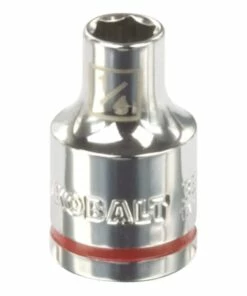 Kobalt Sockets & Socket Sets Standard (SAE) 3/8-in Drive 6-point 1/4-in Shallow Socket