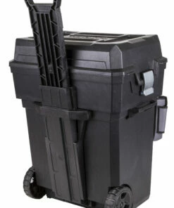 Kobalt Portable Tool Boxes Zerust 19-in Black Plastic Wheels Lockable Tool Box -Kobalts Shop 04578552 scaled