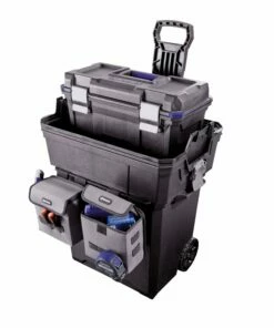 Kobalt Portable Tool Boxes Zerust 19-in Black Plastic Wheels Lockable Tool Box -Kobalts Shop 04578558 scaled