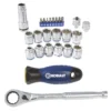 Kobalt Pass-Through Sockets & Sets Xtreme Access 25-Piece 3/8-in Drive Set