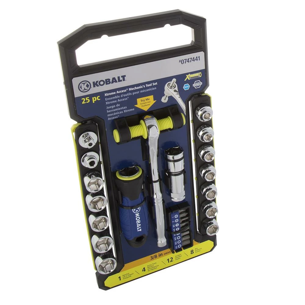 Kobalt Pass-Through Sockets & Sets Xtreme Access 25-Piece 3/8-in Drive Set 3 Kobalt Pass-Through Sockets & Sets Xtreme Access 25-Piece 3/8-in Drive Set - Image 3