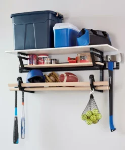 Kobalt Slatwall & Rail Storage Systems 34-in Black Plastic Multipurpose Storage Rail -Kobalts Shop 05520661