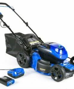 Kobalt Cordless Electric Push Lawn Mowers 40-volt Max Brushless 20-in Push Cordless Electric Lawn Mower 5 Ah