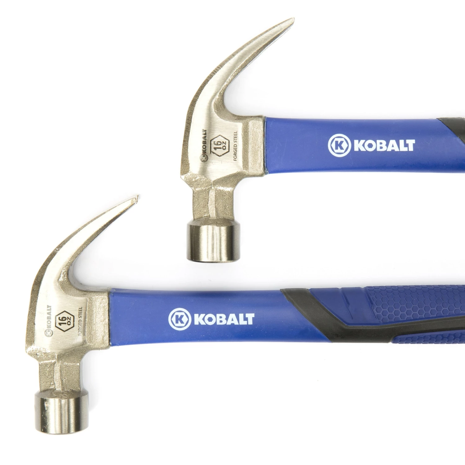 Kobalt Hammers 16-oz Smooth Face Steel Head Fiberglass Claw Hammer 3 Kobalt Hammers 16-oz Smooth Face Steel Head Fiberglass Claw Hammer - Image 3
