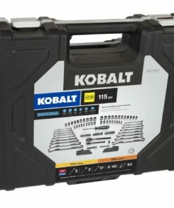 Kobalt Mechanics Tool Sets Universal 115-Piece Standard (SAE) and Metric Combination Matte Mechanics Tool Set (1/4-in; 3/8-in) 17 Kobalt Mechanics Tool Sets Universal 115-Piece Standard (SAE) and Metric Combination Matte Mechanics Tool Set (1/4-in; 3/8-in) -Kobalts Shop 07934418