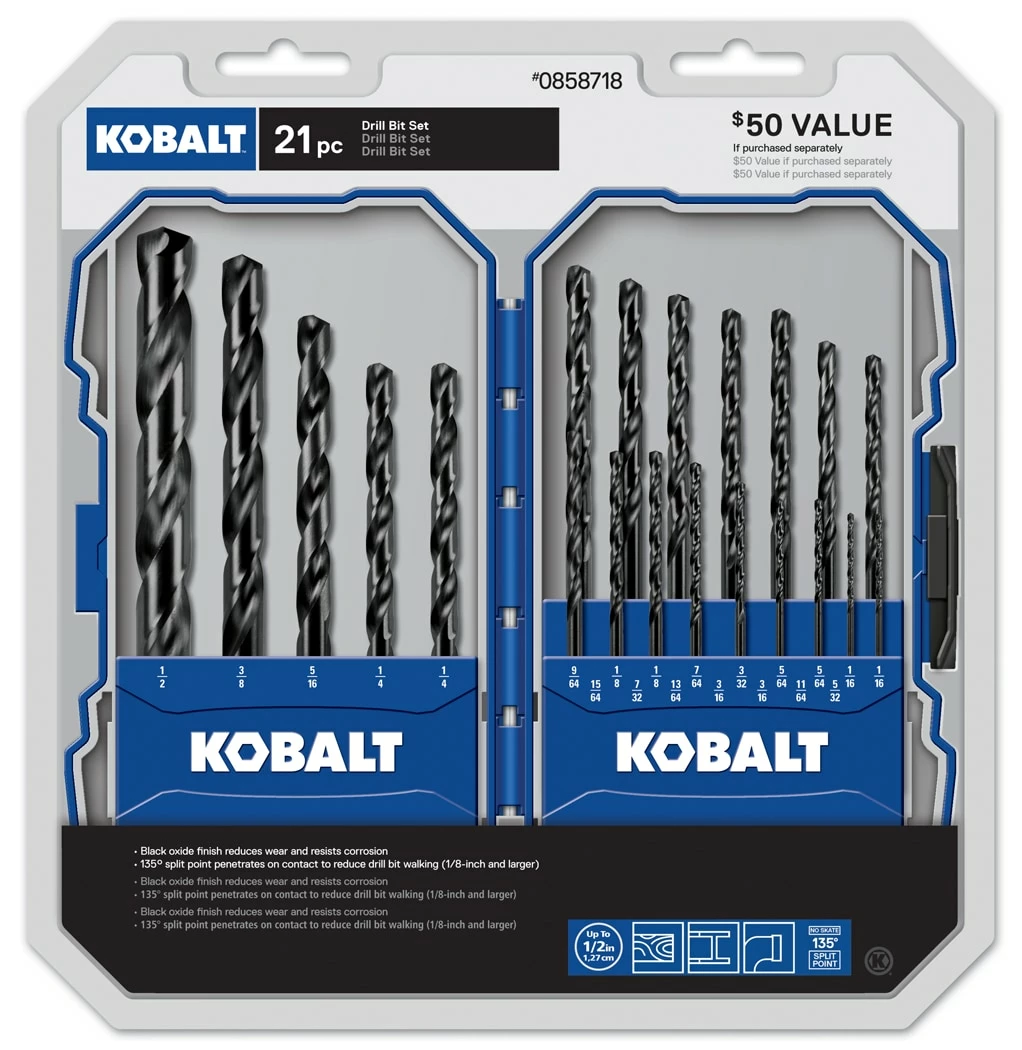 Kobalt Screwdriver Bits Set High-speed Steel Round Shank Screwdriver Bit Set (21-Piece) 1 Kobalt Screwdriver Bits Set High-speed Steel Round Shank Screwdriver Bit Set (21-Piece)