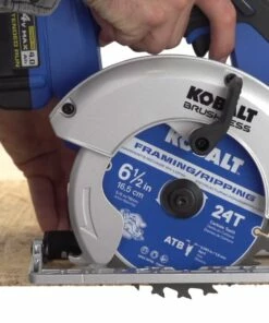 Kobalt Circular Saws 24-Volt Max 6-1/2-in Brushless Cordless Circular Saw Circular Saw -Kobalts Shop 08008214