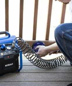 Kobalt Air Compressors 2-Gallon Single Stage Portable Electric Twin Stack Air Compressor -Kobalts Shop 08020665