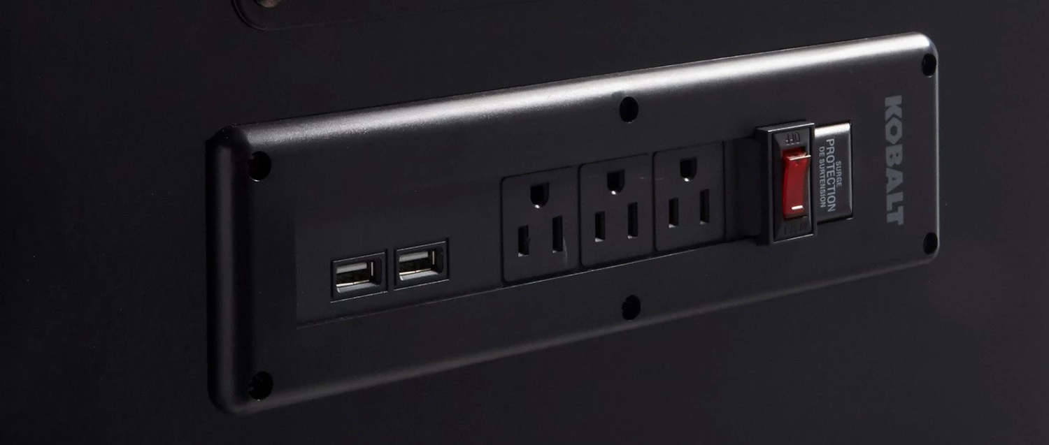 Kobalt Bottom Tool Cabinets 3000 Series 41-in W x 41-in H 11-Drawer Steel Rolling Tool Cabinet (Black) 3 Kobalt Bottom Tool Cabinets 3000 Series 41-in W x 41-in H 11-Drawer Steel Rolling Tool Cabinet (Black) - Image 3