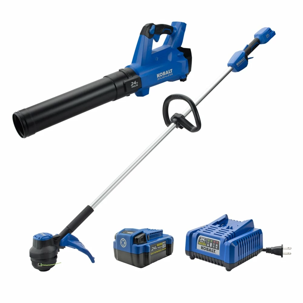 Kobalt Power Equipment Combo Kits 2-Piece 24-Volt Max Cordless Power Equipment Combo Kit 1 Kobalt Power Equipment Combo Kits 2-Piece 24-Volt Max Cordless Power Equipment Combo Kit