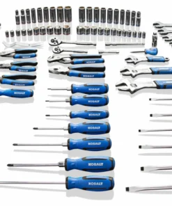 Kobalt Household Tool Sets 100-Piece Household Tool Set with Hard Case -Kobalts Shop 08332253 scaled