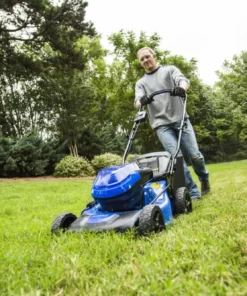 Kobalt Cordless Electric Push Lawn Mowers 40-volt Max Brushless 20-in Push Cordless Electric Lawn Mower 5 Ah -Kobalts Shop 08332505