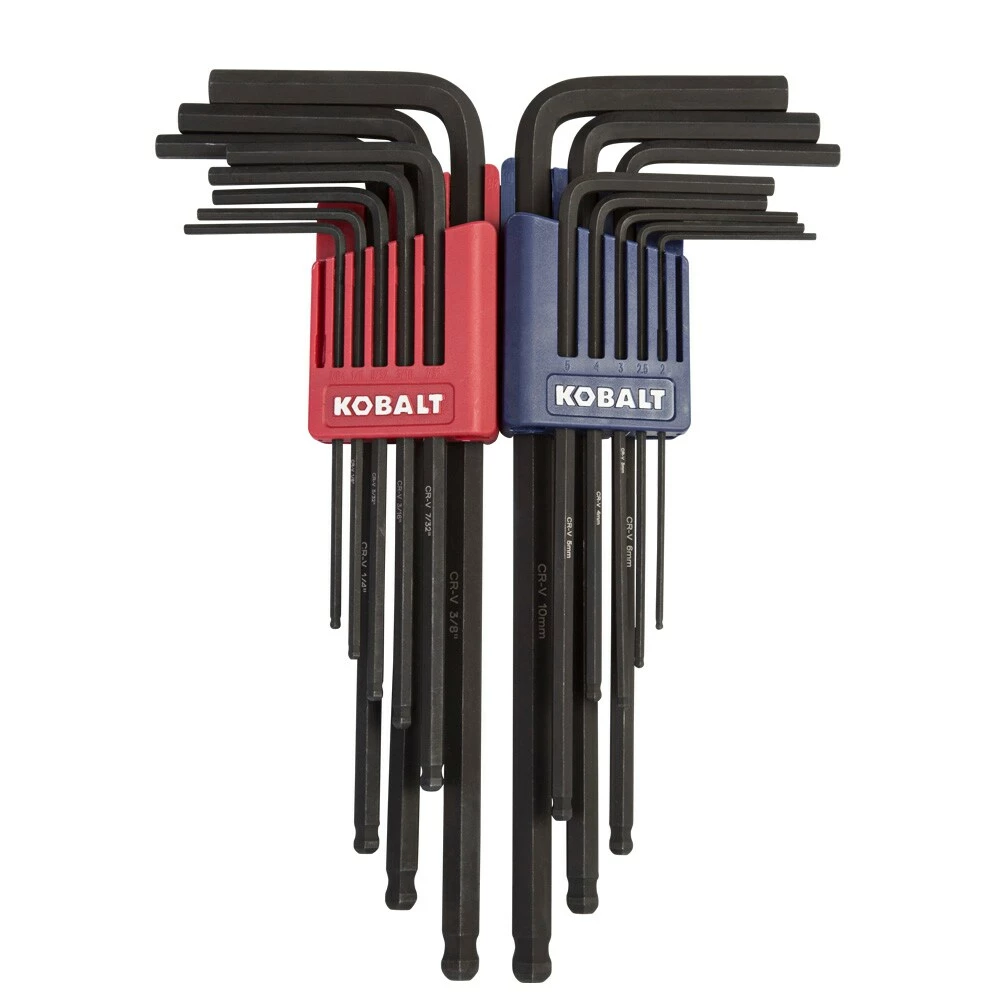 Kobalt Hex Keys & Torx Keys 16-key Standard (Sae) and Metric Combination Hex Key Set 2 Kobalt Hex Keys & Torx Keys 16-key Standard (Sae) and Metric Combination Hex Key Set - Image 2