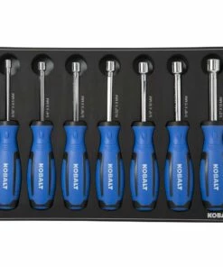 Kobalt Nut Driver Sets 7-Piece Metric and SAE Spline Nut Driver Set