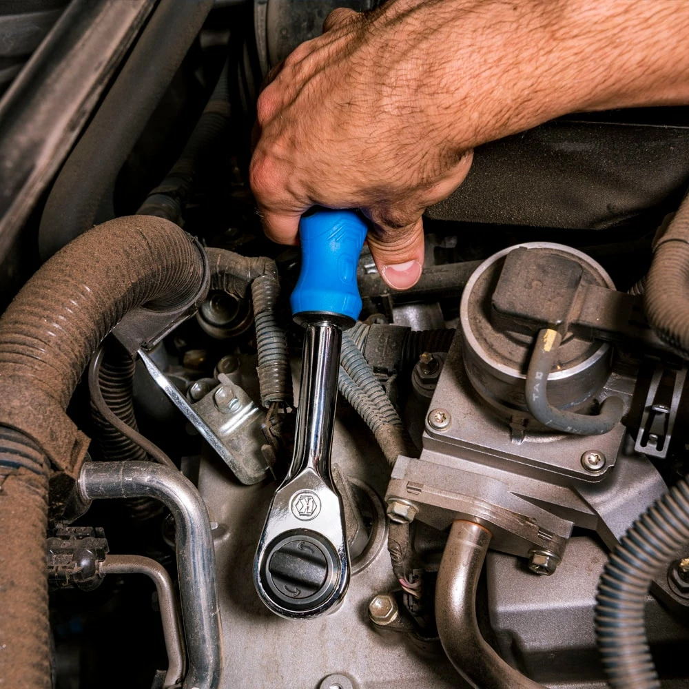 Kobalt Mechanics Tool Sets 20-Piece Standard (SAE) and Metric Combination Polished Chrome Mechanics Tool Set (3/8-in) 2 Kobalt Mechanics Tool Sets 20-Piece Standard (SAE) and Metric Combination Polished Chrome Mechanics Tool Set (3/8-in) - Image 2