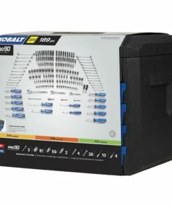 Kobalt Mechanics Tool Sets 189-Piece Standard (SAE) and Metric Combination Polished Chrome Mechanics Tool Set (1/4-in; 3/8-in) 12 Kobalt Mechanics Tool Sets 189-Piece Standard (SAE) and Metric Combination Polished Chrome Mechanics Tool Set (1/4-in; 3/8-in) -Kobalts Shop 08512884