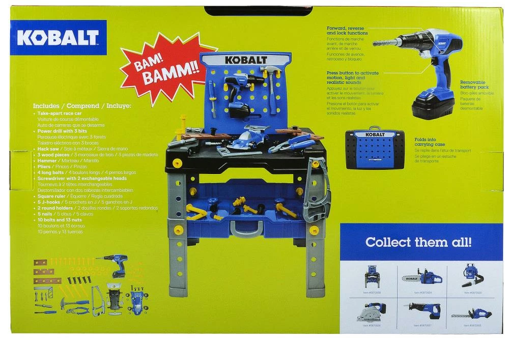 Kobalt Kids Play Toys Toy Work Bench 4 Kobalt Kids Play Toys Toy Work Bench - Image 4