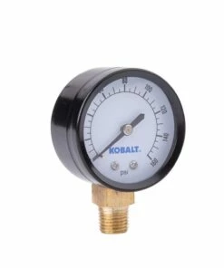 Kobalt Air Compressor Accessories 1/4-in Bottom Mount Gauge -Kobalts Shop 08614873