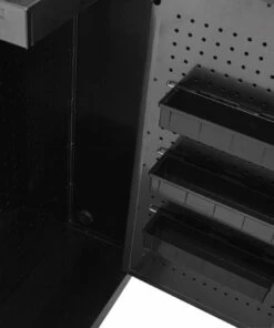 Kobalt Bottom Tool Cabinets 3000 Series 41-in W x 41-in H 5-Drawer Stainless Steel Rolling Tool Cabinet (Black) 13 Kobalt Bottom Tool Cabinets 3000 Series 41-in W x 41-in H 5-Drawer Stainless Steel Rolling Tool Cabinet (Black) -Kobalts Shop 08703974