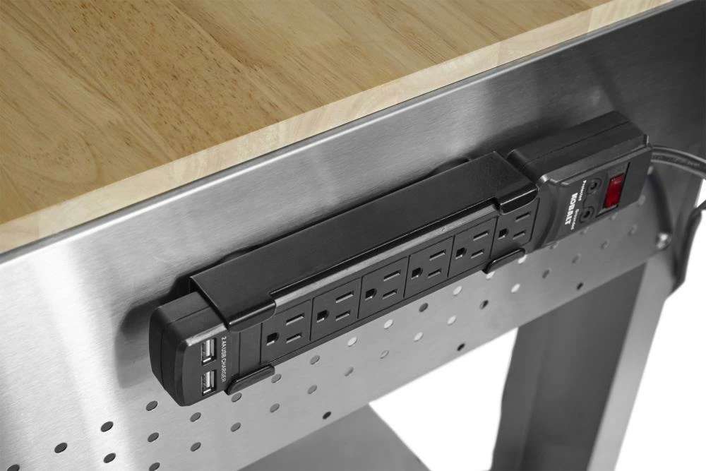 Kobalt Work Benches 45-in W x 36-in H 2-Drawer Wood Work Bench 7 Kobalt Work Benches 45-in W x 36-in H 2-Drawer Wood Work Bench - Image 7