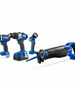 Kobalt Power Tool Combo Kits 4-Tool 24-Volt Max Brushless Power Tool Combo Kit with Soft Case (1-Battery Included and Charger Included) 12 Kobalt Power Tool Combo Kits 4-Tool 24-Volt Max Brushless Power Tool Combo Kit with Soft Case (1-Battery Included and Charger Included) -Kobalts Shop 08796438