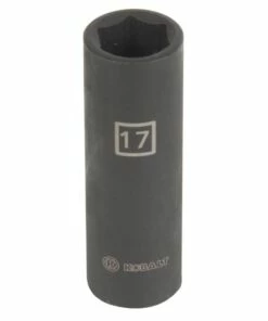 Kobalt Impact Sockets & Impact Socket Sets Metric 1/2-in Drive 17mm 6-Point Impact Socket