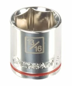 Kobalt Sockets & Socket Sets Metric 3/8-in Drive 6-point 13/16-in Shallow Socket