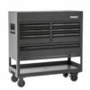 Kobalt Bottom Tool Cabinets 3000 Series 45-in W x 47-in H 7-Drawer Steel Rolling Tool Cabinet (Black)