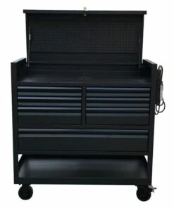 Kobalt Bottom Tool Cabinets 3000 Series 45-in W x 47-in H 7-Drawer Steel Rolling Tool Cabinet (Black) 14 Kobalt Bottom Tool Cabinets 3000 Series 45-in W x 47-in H 7-Drawer Steel Rolling Tool Cabinet (Black) -Kobalts Shop 09097297