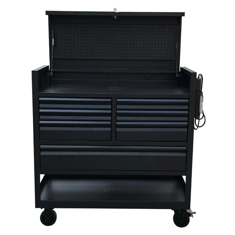 Kobalt Bottom Tool Cabinets 3000 Series 45-in W x 47-in H 7-Drawer Steel Rolling Tool Cabinet (Black) 7 Kobalt Bottom Tool Cabinets 3000 Series 45-in W x 47-in H 7-Drawer Steel Rolling Tool Cabinet (Black) - Image 7