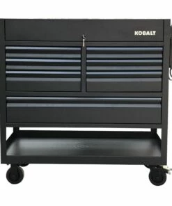 Kobalt Bottom Tool Cabinets 3000 Series 45-in W x 47-in H 7-Drawer Steel Rolling Tool Cabinet (Black) 13 Kobalt Bottom Tool Cabinets 3000 Series 45-in W x 47-in H 7-Drawer Steel Rolling Tool Cabinet (Black) -Kobalts Shop 09097298