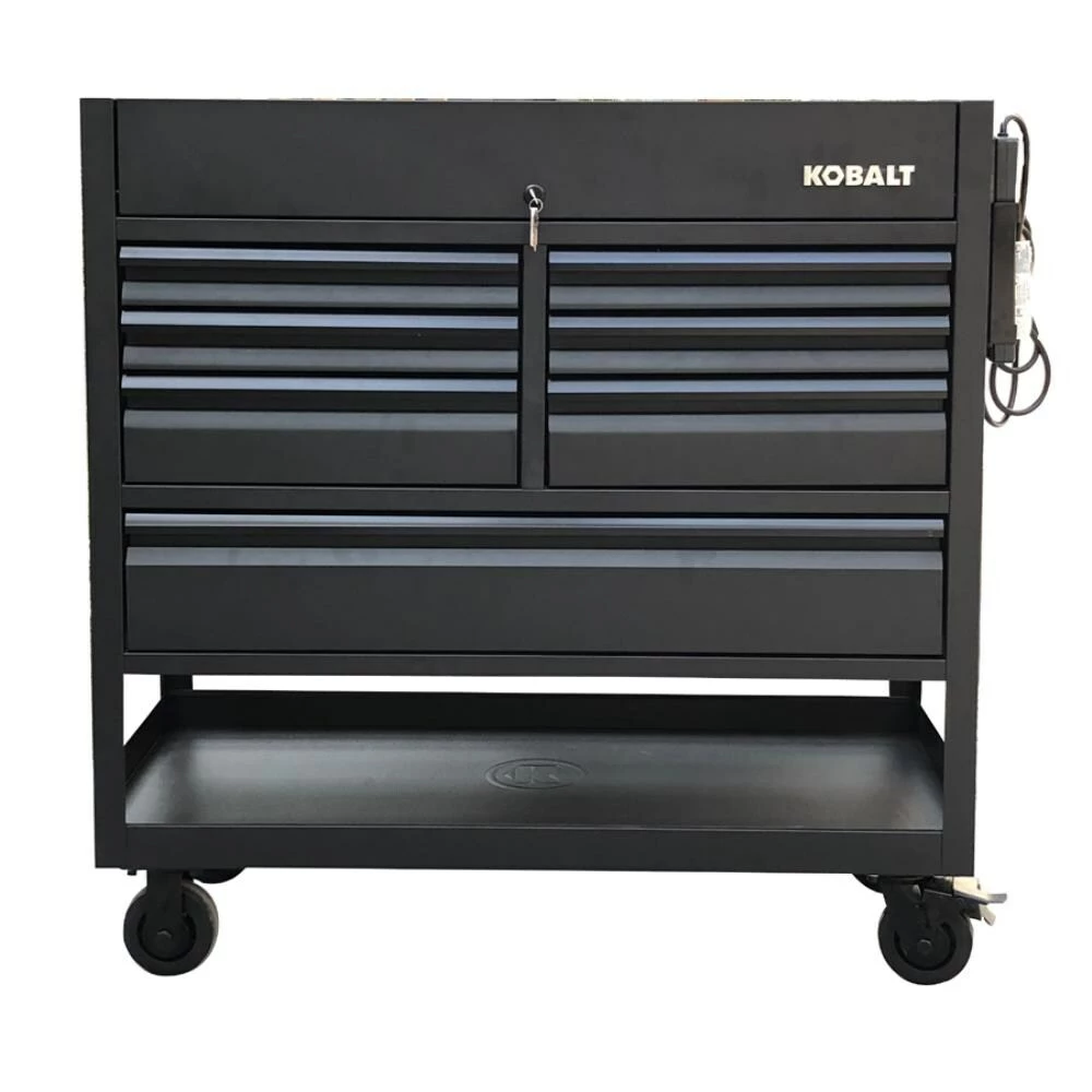 Kobalt Bottom Tool Cabinets 3000 Series 45-in W x 47-in H 7-Drawer Steel Rolling Tool Cabinet (Black) 6 Kobalt Bottom Tool Cabinets 3000 Series 45-in W x 47-in H 7-Drawer Steel Rolling Tool Cabinet (Black) - Image 6