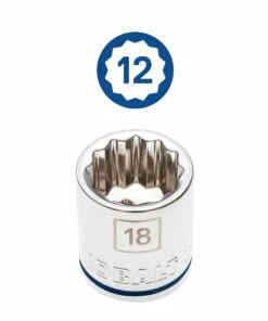 Kobalt Mechanics Tool Sets 30-Piece Standard (SAE) and Metric Combination Polished Chrome Mechanics Tool Set (3/8-in;) -Kobalts Shop 09480528