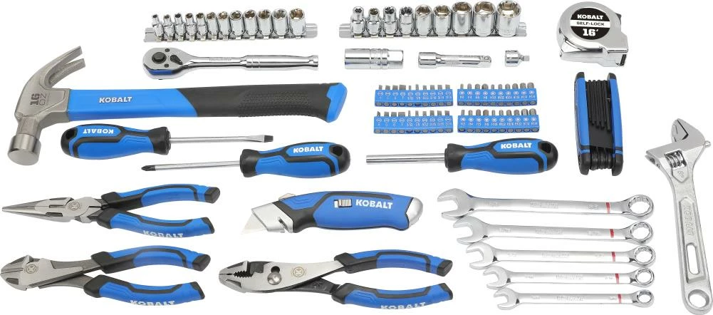 Kobalt Mechanics Tool Sets 89-Piece Standard (SAE) Polished Chrome Mechanics Tool Set (3/8-in) 1 Kobalt Mechanics Tool Sets 89-Piece Standard (SAE) Polished Chrome Mechanics Tool Set (3/8-in)