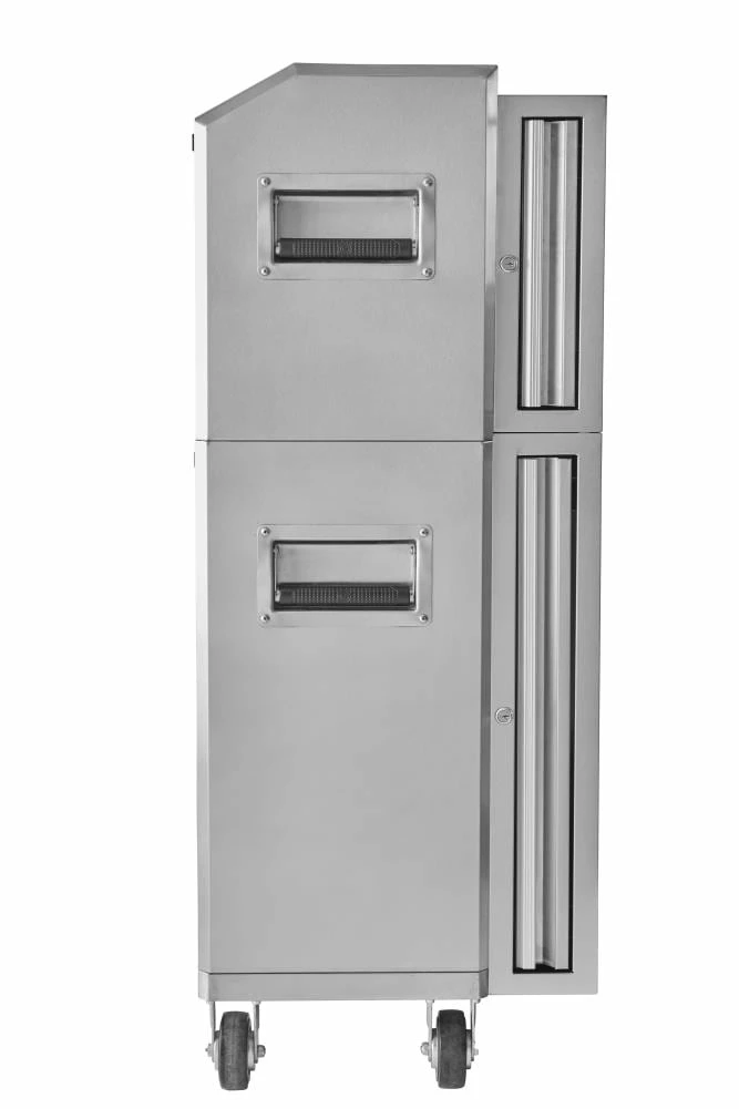 Kobalt Bottom Tool Cabinets 3000 Series 41-in W x 41-in H 11-Drawer Stainless Steel Rolling Tool Cabinet (Stainless Steel) 12 Kobalt Bottom Tool Cabinets 3000 Series 41-in W x 41-in H 11-Drawer Stainless Steel Rolling Tool Cabinet (Stainless Steel) - Image 12