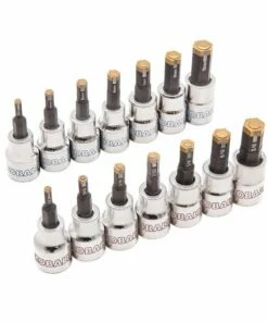 Kobalt Driver Sockets & Sets 14-Piece 3/8-in Drive Set Hex Bit Standard (SAE) and Metric Combination Driver Socket Set