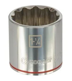 Kobalt Sockets & Socket Sets Standard (SAE) 1/2-in Drive 12-point 1-1/4-in Shallow Socket 11 Kobalt Sockets & Socket Sets Standard (SAE) 1/2-in Drive 12-point 1-1/4-in Shallow Socket -Kobalts Shop 099198852799lg