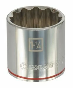 Kobalt Sockets & Socket Sets Standard (SAE) 1/2-in Drive 12-point 1-1/4-in Shallow Socket 12 Kobalt Sockets & Socket Sets Standard (SAE) 1/2-in Drive 12-point 1-1/4-in Shallow Socket -Kobalts Shop 099198852799xl