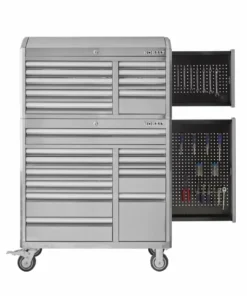 Kobalt Bottom Tool Cabinets 3000 Series 41-in W x 41-in H 11-Drawer Stainless Steel Rolling Tool Cabinet (Stainless Steel) 28 Kobalt Bottom Tool Cabinets 3000 Series 41-in W x 41-in H 11-Drawer Stainless Steel Rolling Tool Cabinet (Stainless Steel) -Kobalts Shop 09985758