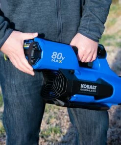 Kobalt Cordless Electric Leaf Blowers 80-volt Max 630-CFM Brushless Handheld Cordless Electric Leaf Blower (Tool Only) -Kobalts Shop 10216809