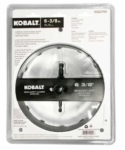 Kobalt Hole Saws & Kits 6-3/8-in Carbide-Grit Arbored Recessed Lighting Hole Saw -Kobalts Shop 10507475