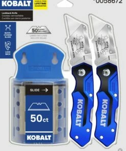 Kobalt Utility Knives 18mm 52-Blade Folding Utility Knife
