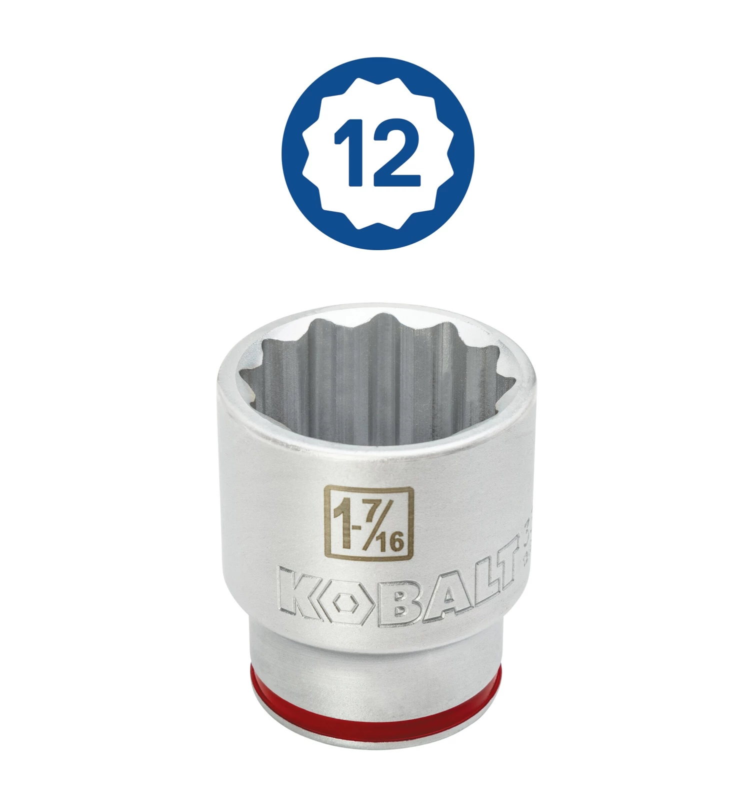 Kobalt Mechanics Tool Sets 3/4-in Drive 20-Piece Standard (SAE) Matte Mechanics Tool Set (3/4-in;) 6 Kobalt Mechanics Tool Sets 3/4-in Drive 20-Piece Standard (SAE) Matte Mechanics Tool Set (3/4-in;) - Image 6