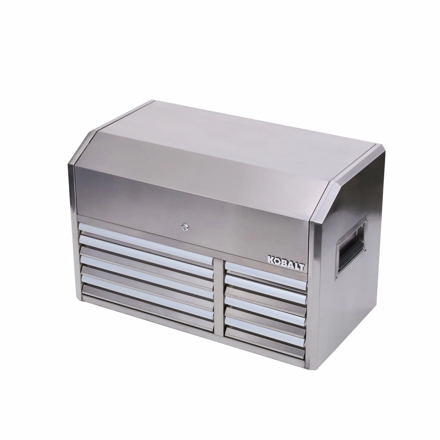 Kobalt Top Tool Chests 3000 Series 41-in W x 26.1-in H 8-Drawer Stainless Steel Tool Chest (Stainless Steel) 3 Kobalt Top Tool Chests 3000 Series 41-in W x 26.1-in H 8-Drawer Stainless Steel Tool Chest (Stainless Steel) - Image 3