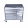 Kobalt Bottom Tool Cabinets 3000 Series 41-in W x 37.5-in H 8-Drawer Stainless Steel Rolling Tool Cabinet (Stainless Steel)