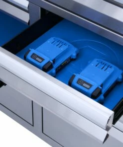 Kobalt Bottom Tool Cabinets 3000 Series 41-in W x 37.5-in H 8-Drawer Stainless Steel Rolling Tool Cabinet (Stainless Steel) -Kobalts Shop 11561548