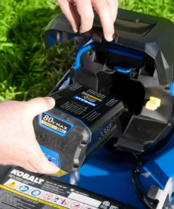 Kobalt Cordless Electric Push Lawn Mowers 80-Volt Max Brushless 21-in Self-propelled Cordless Electric Lawn Mower (Battery Not Included and) -Kobalts Shop 11562879